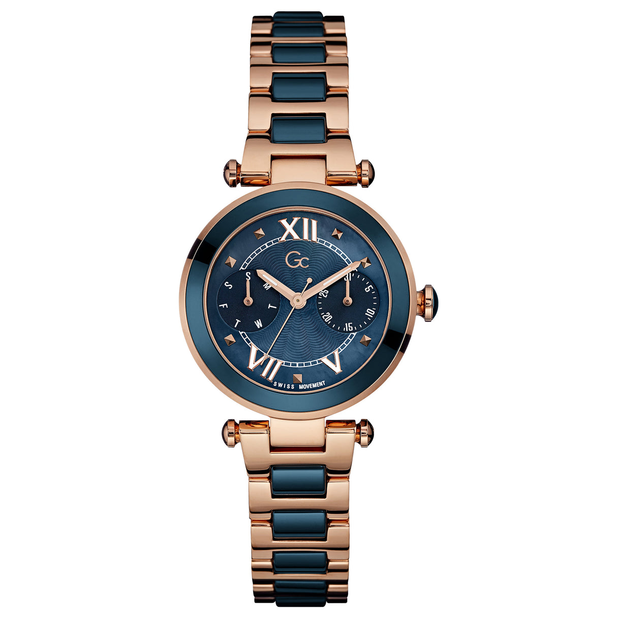 Analogue Watch - GC LadyChic Ladies Two-Tone Watch Y06009L7MF