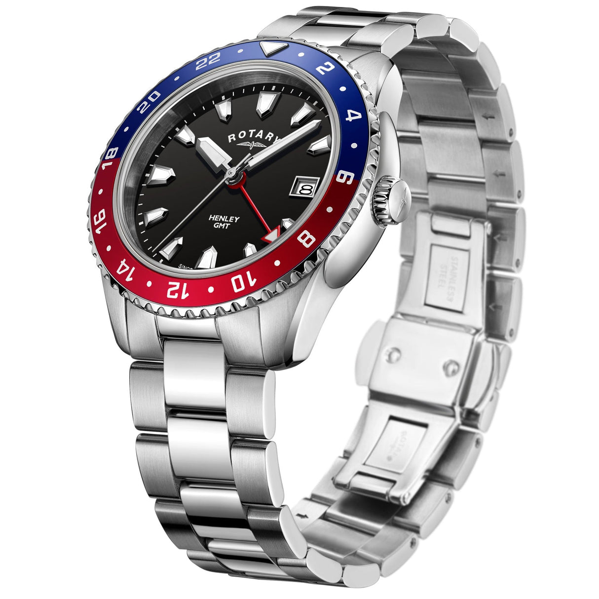 Analogue Watch - Rotary Henley Men's Black Watch GB05108/30