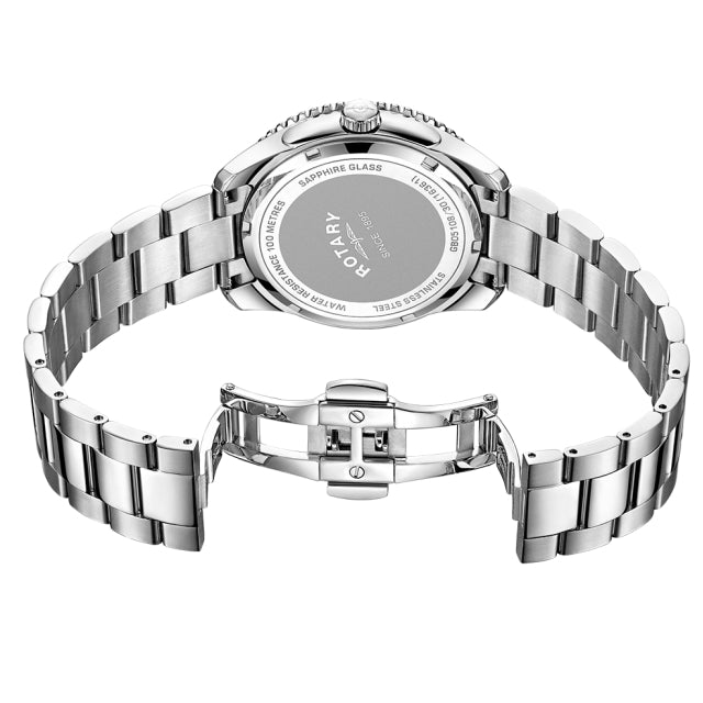 Analogue Watch - Rotary Henley Men's Black Watch GB05108/30