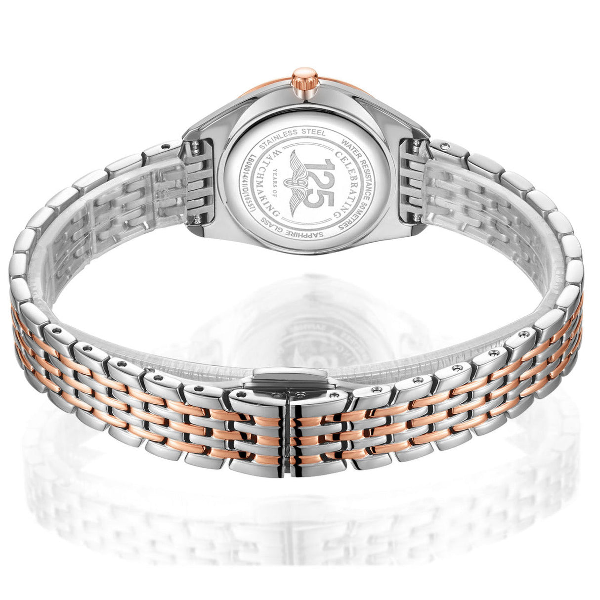 Analogue Watch - Rotary Ultra Slim Ladies Pink Watch LB08012/41/D