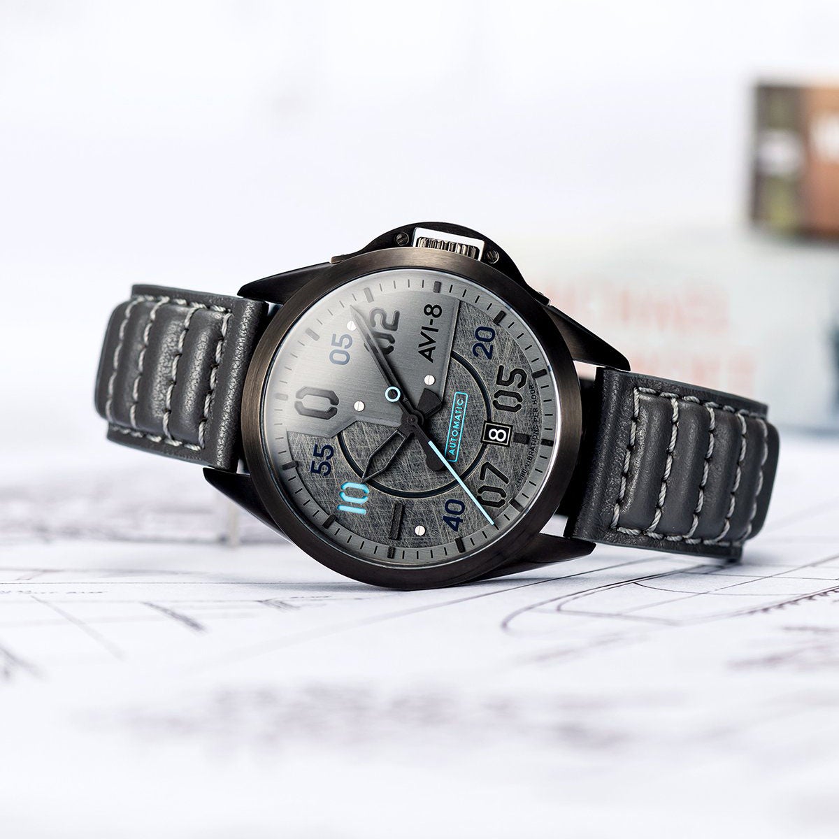 Automatic Watch - AVI-8 Hitchcock Automatic Sands Point Watch AV-4086-04