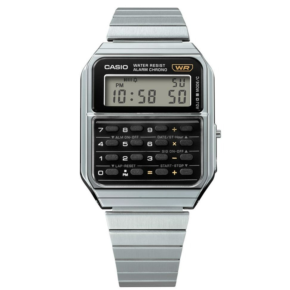 Casio Vintage Unisex Silver Watch CA-500WE-1AEF