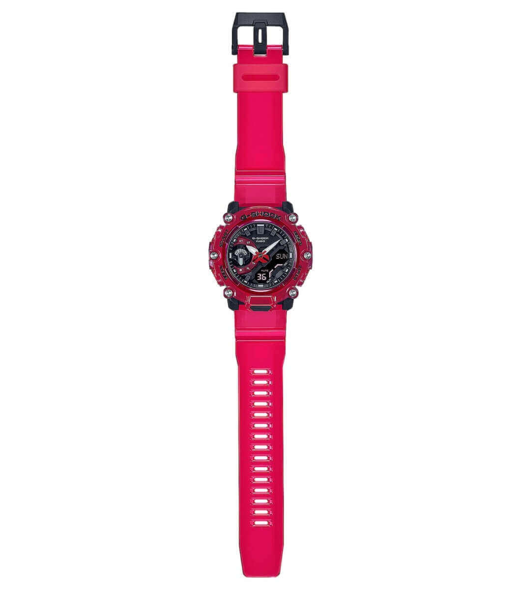 Chronograph Watch - Casio G-Shock Ladies Pink Watch GA-2200SKL-4AER