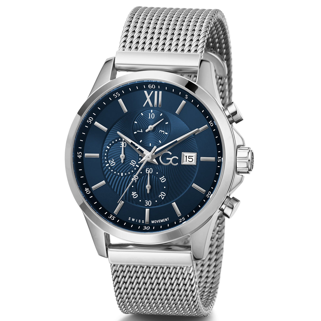 Chronograph Watch - GC Executive Men's Blue Watch Y27005G7MF
