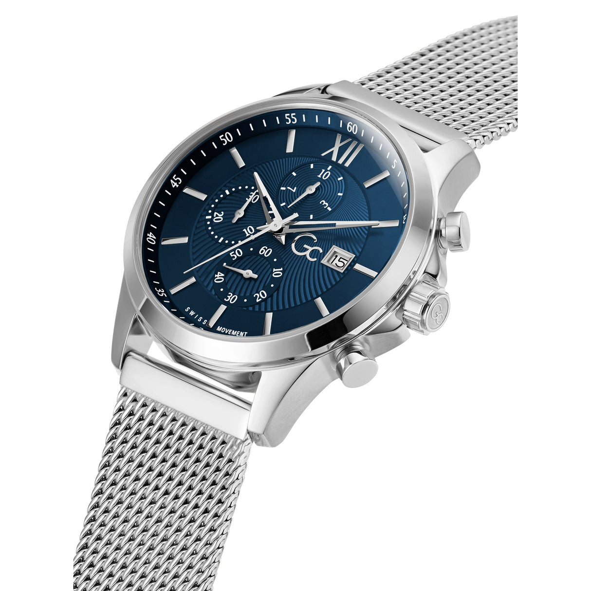 Chronograph Watch - GC Executive Men's Blue Watch Y27005G7MF