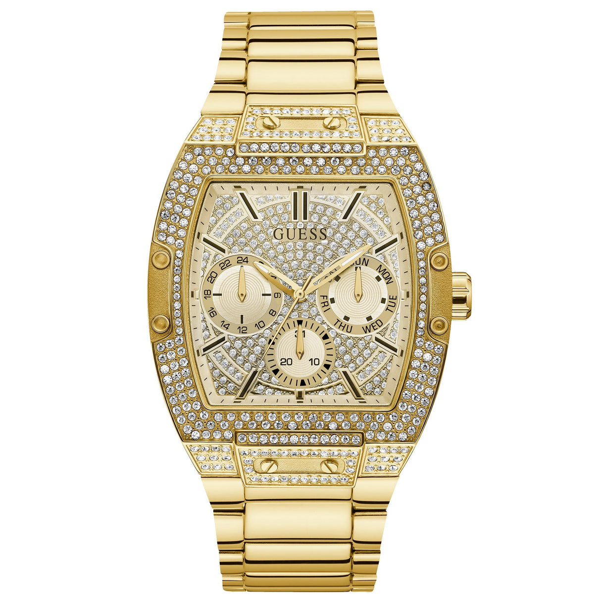 Chronograph Watch - Guess GW0094G2 Men's Phoenix Gold Watch