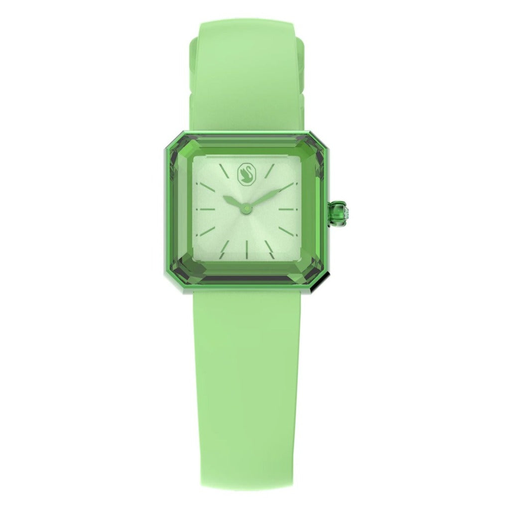 Swarovski Watch Lucent with Silicone Strap Green