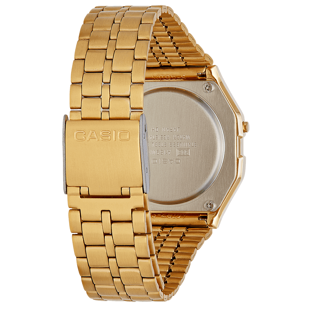 Digital Watch - Casio Classic Vintage Retro Unisex Gold Watch A159WGEA-1EF