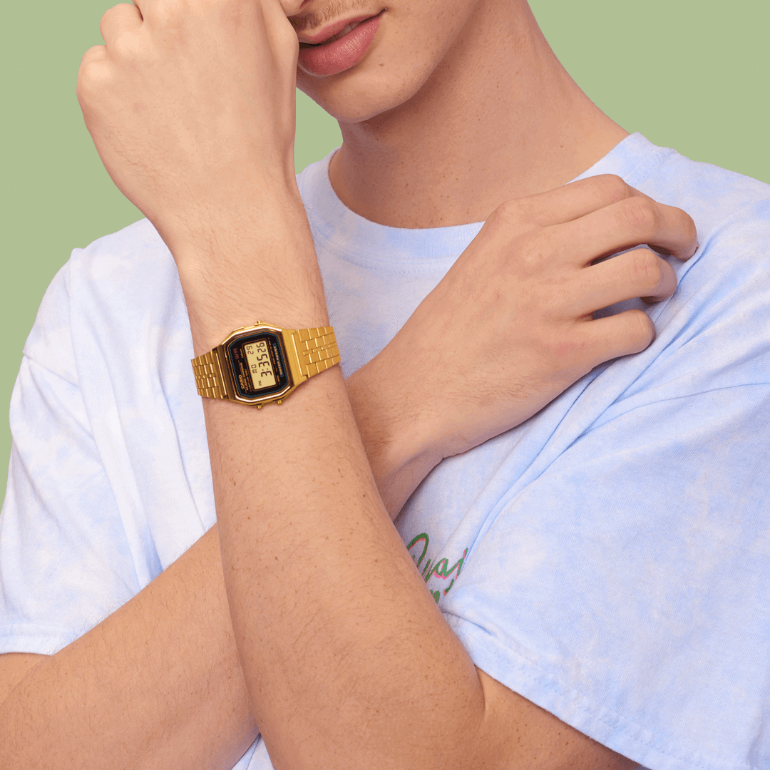 Digital Watch - Casio Classic Vintage Retro Unisex Gold Watch A159WGEA-1EF