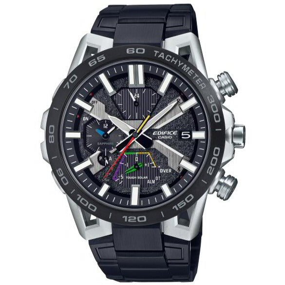 Digital Watch - Casio Edifice Herrenuhr Solar Men's Black Watch EQB-2000DC-1AER