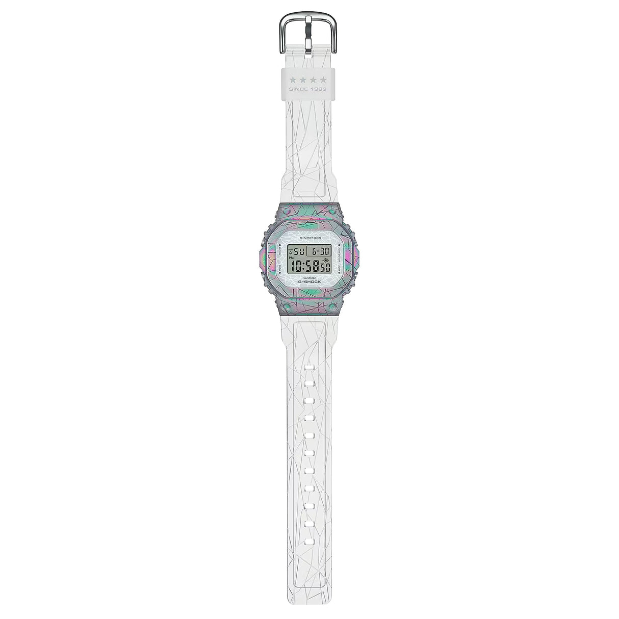 Digital Watch - Casio G-Shock 40th Anniversary Adventurer's Stone Ladies White Watch GM-S5640GEM-7ER