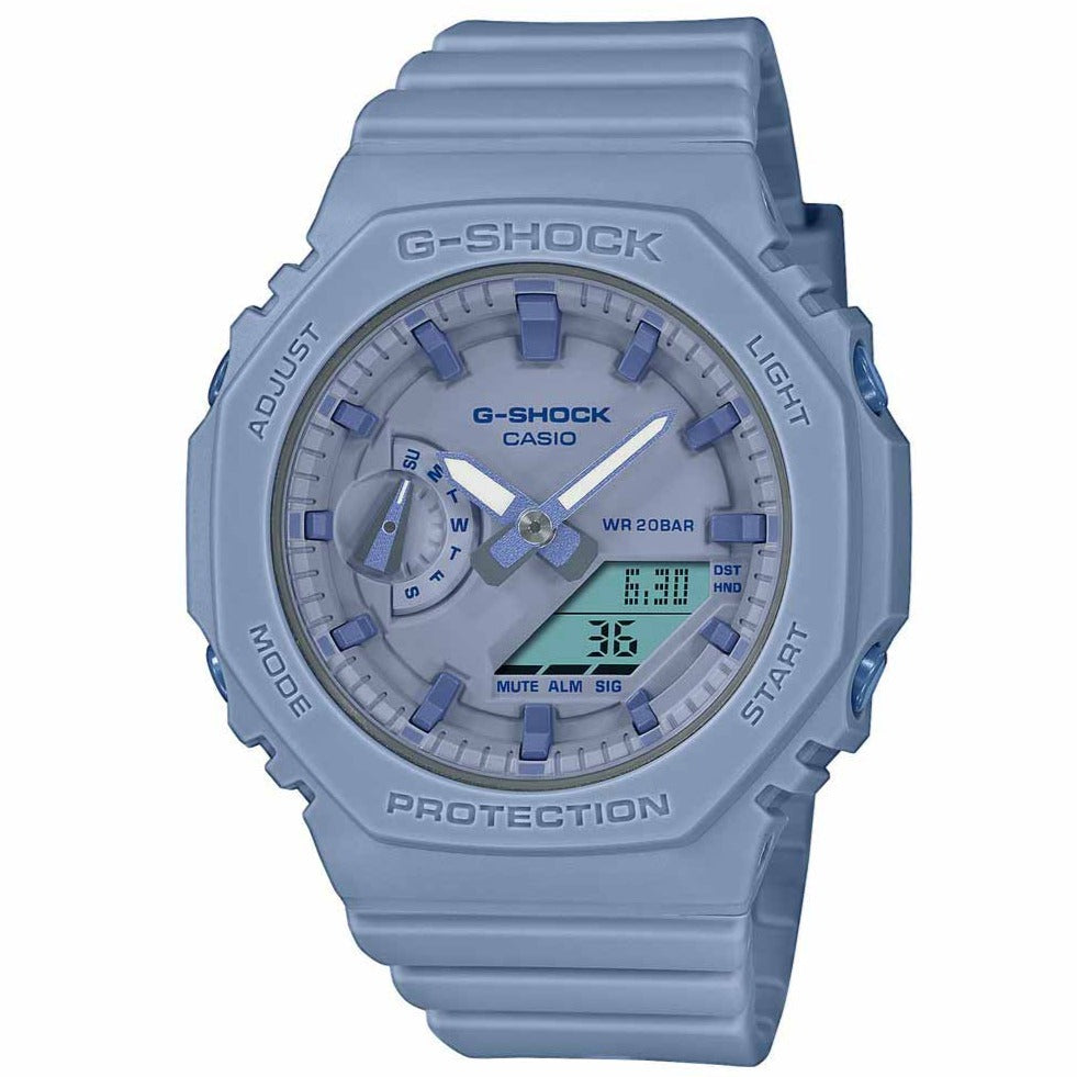 Digital Watch - Casio G-Shock Ladies Light Blue Watch GMA-S2100BA-2A2ER