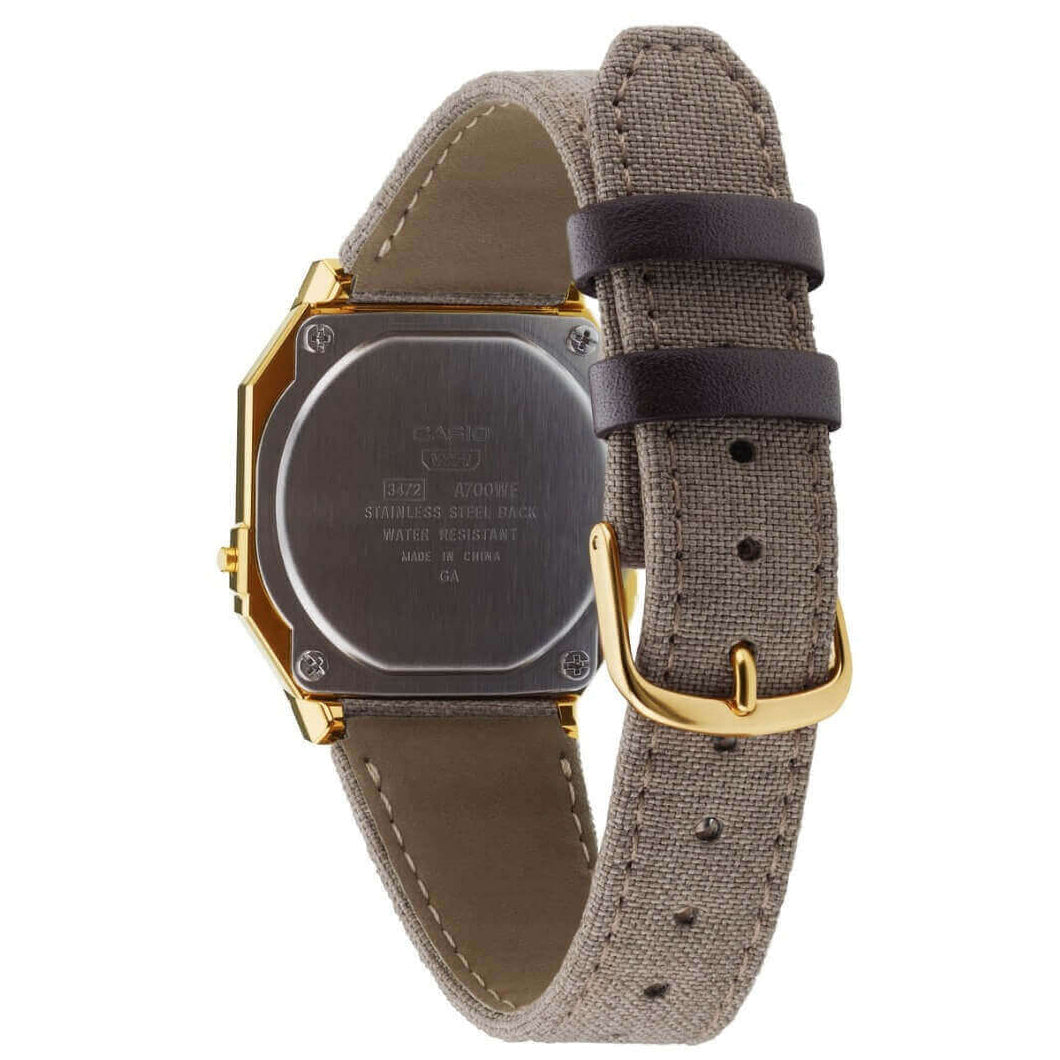 Digital Watch - Casio Retro Vintage A700 Unisex Brown Watch A700WEGL-5AEF