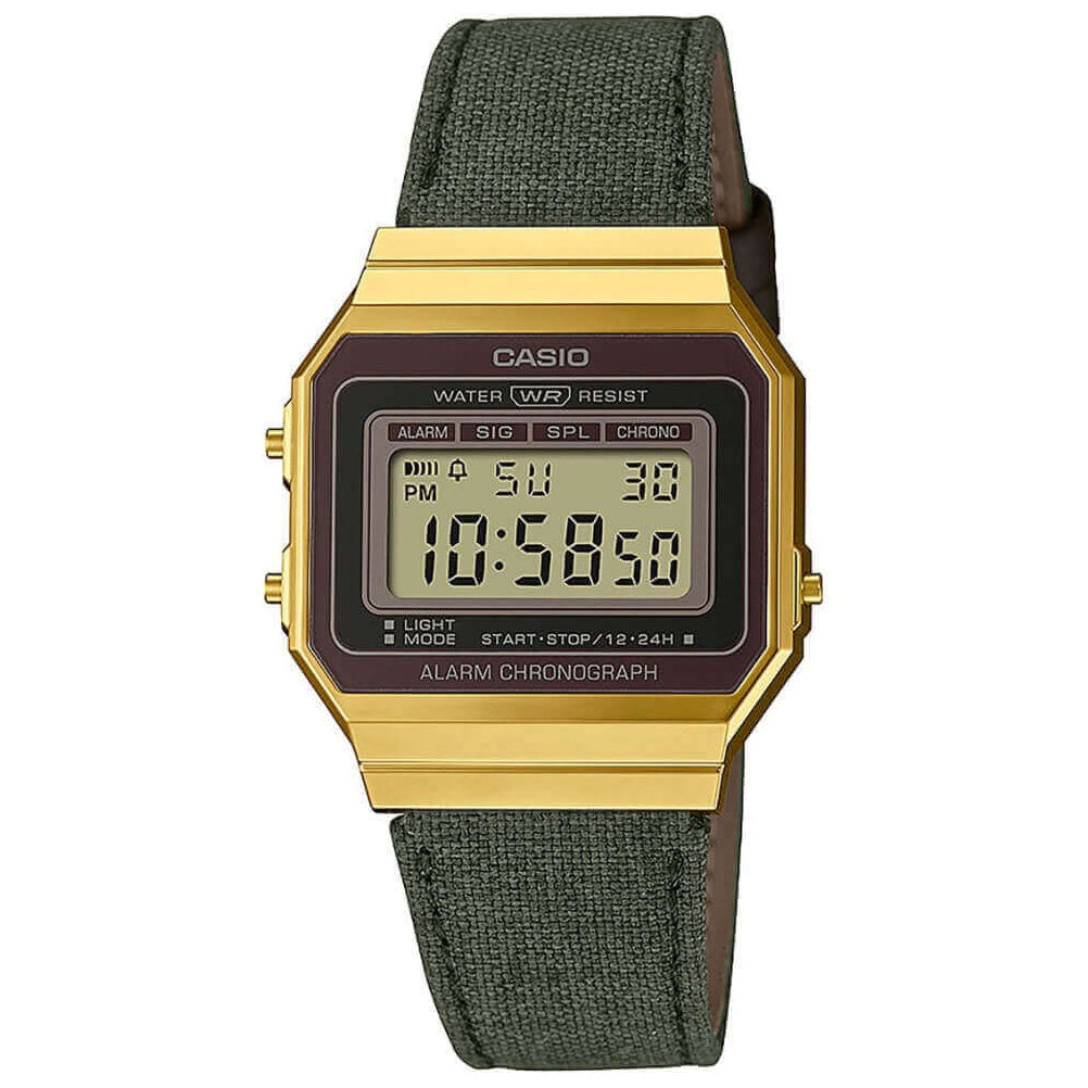 Digital Watch - Casio Retro Vintage A700 Unisex Green Watch A700WEGL-3AEF
