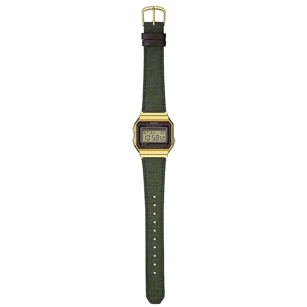 Digital Watch - Casio Retro Vintage A700 Unisex Green Watch A700WEGL-3AEF