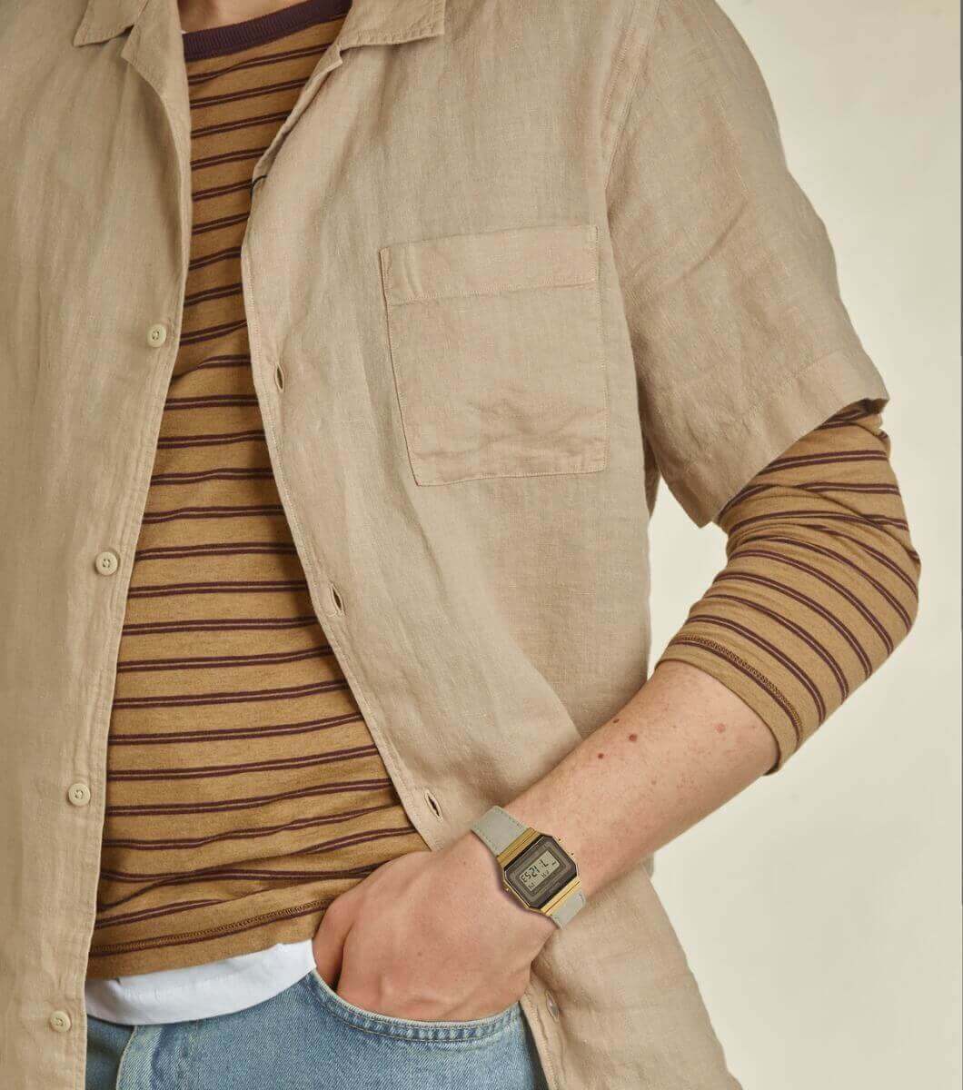 Digital Watch - Casio Retro Vintage A700 Unisex Grey Watch A700WEGL-7AEF