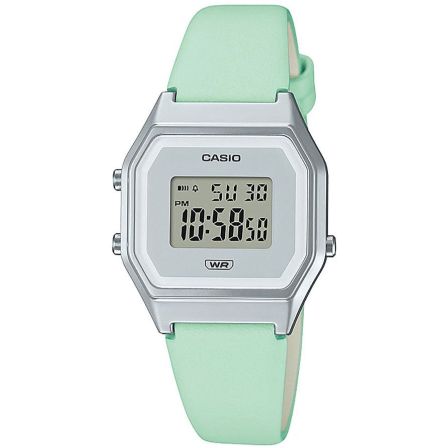 Digital Watch - Casio Vintage Ladies Green Watch LA680WEL-3EF