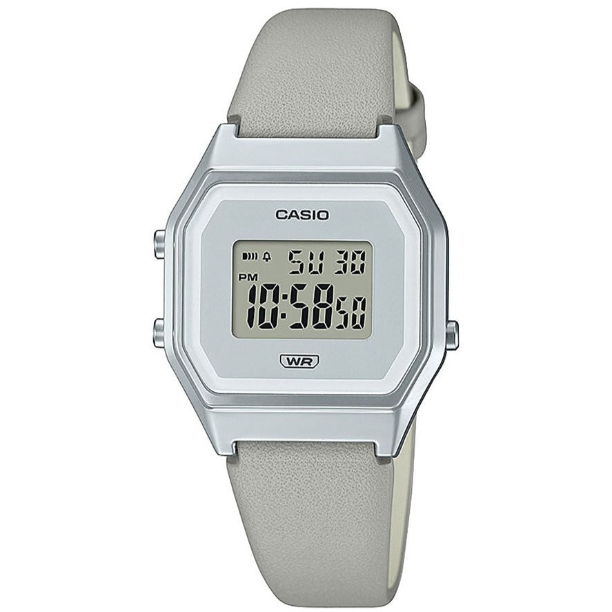 Digital Watch - Casio Vintage Ladies Grey Watch LA680WEL-8EF