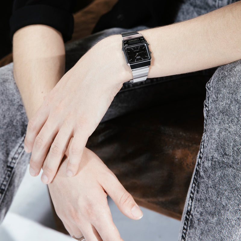 Digital Watch - Casio Vintage Men's Black Watch AQ-800E-1AEF