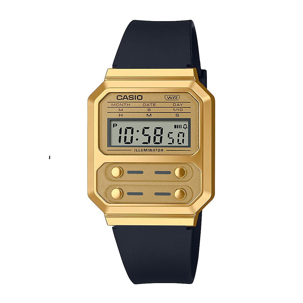 Digital Watch - Casio Vintage Men's Gold Watch A100WEFG-9AEF