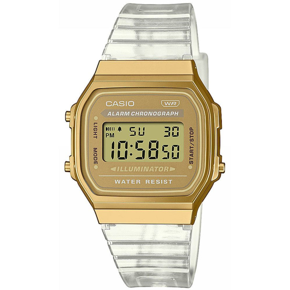Digital Watch - Casio Vintage Men's Gold Watch A168XESG-9AEF