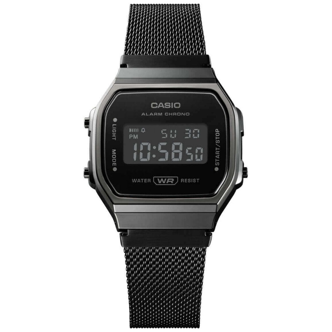 Digital Watch - Casio Vintage Unisex Black Watch A168WEMB-1BEF