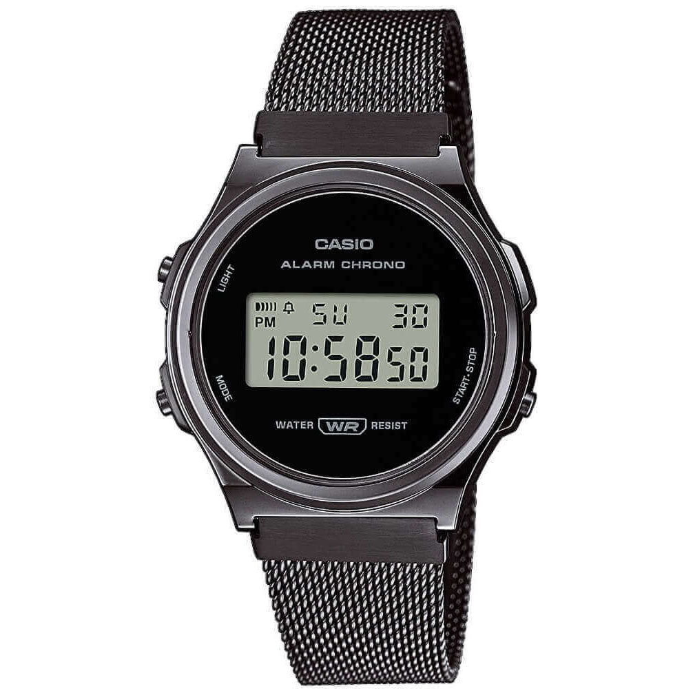 Digital Watch - Casio Vintage Unisex Black Watch A171WEMB-1AEF