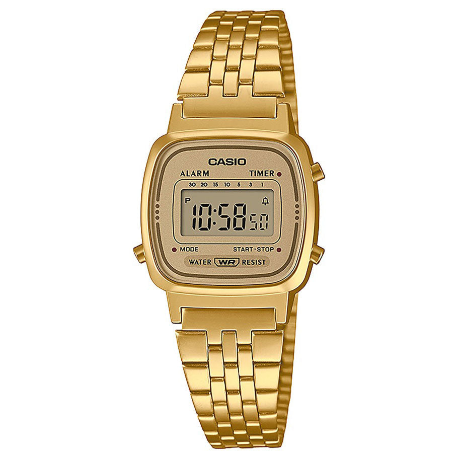 Digital Watch - Casio Vintage Unisex Gold Watch LA670WETG-9AEF