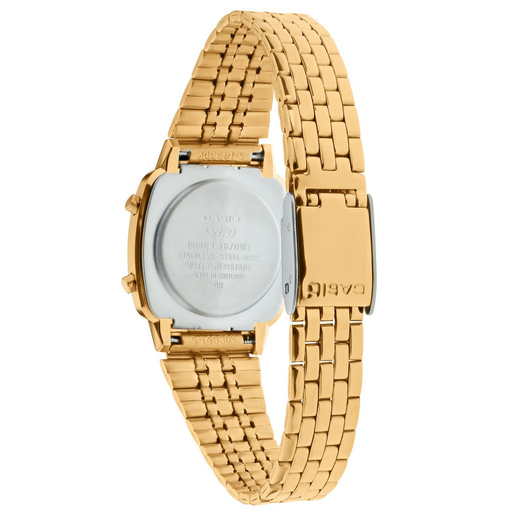 Digital Watch - Casio Vintage Unisex Gold Watch LA670WETG-9AEF