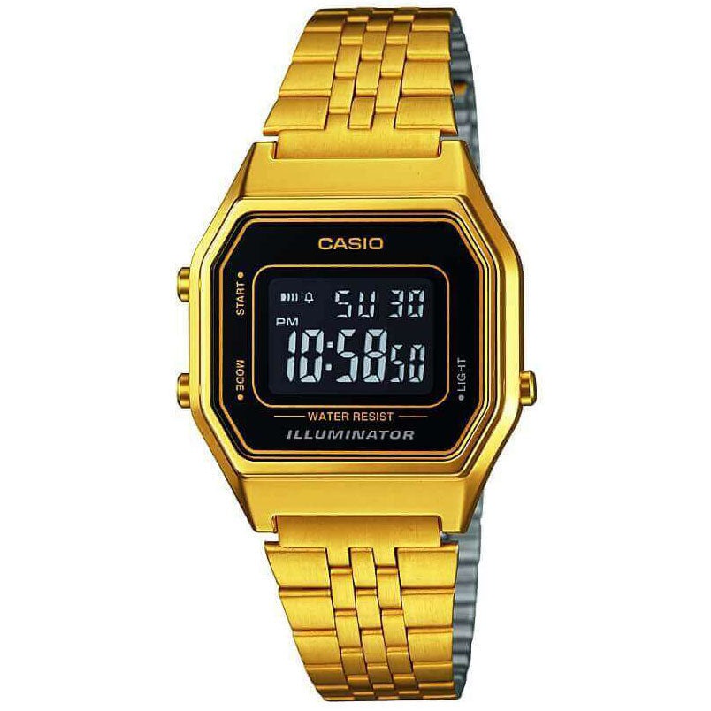 Digital Watch - Casio Vintage Unisex Gold Watch LA680WEGA-1BER