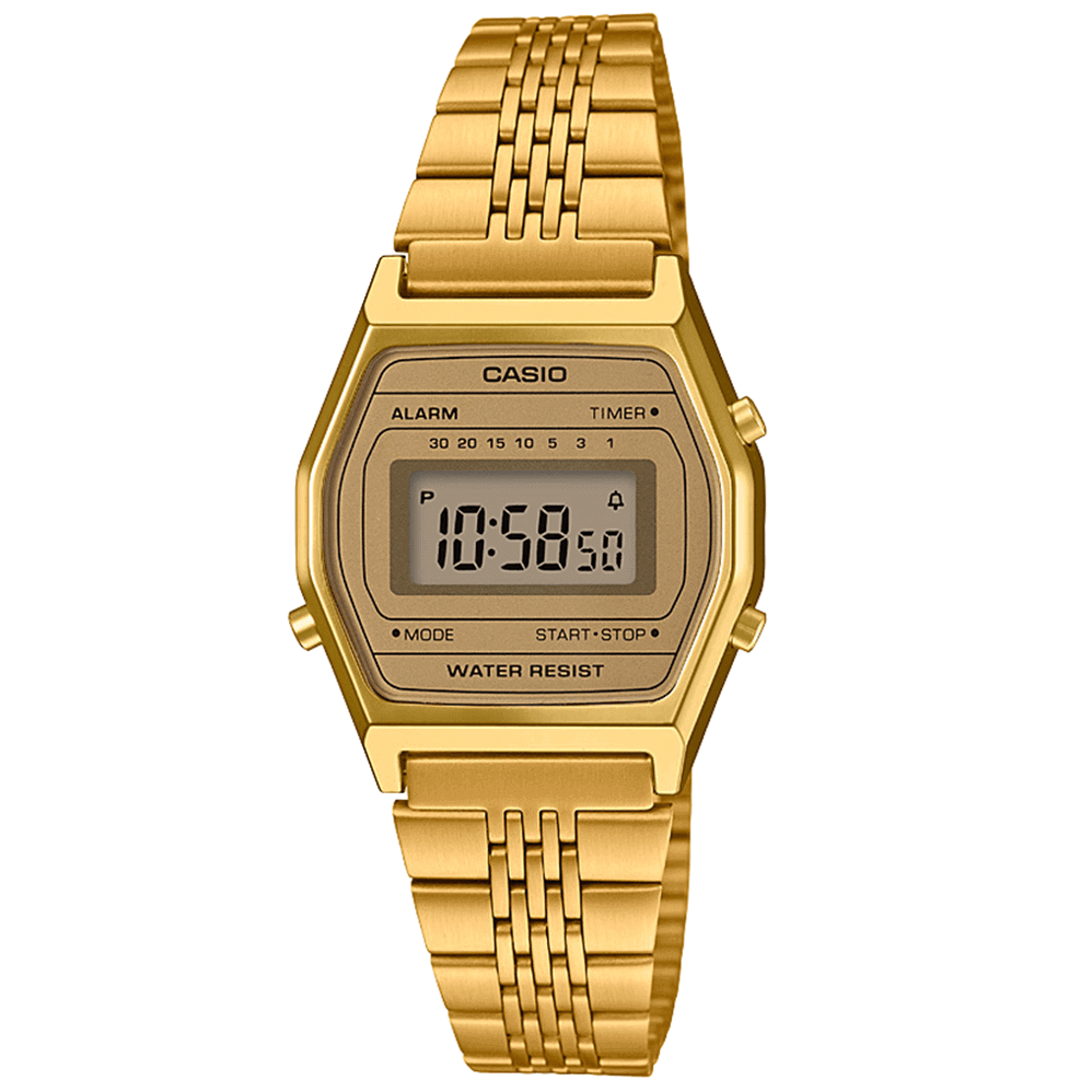 Digital Watch - Casio Vintage Unisex Gold Watch LA690WEGA-9EF