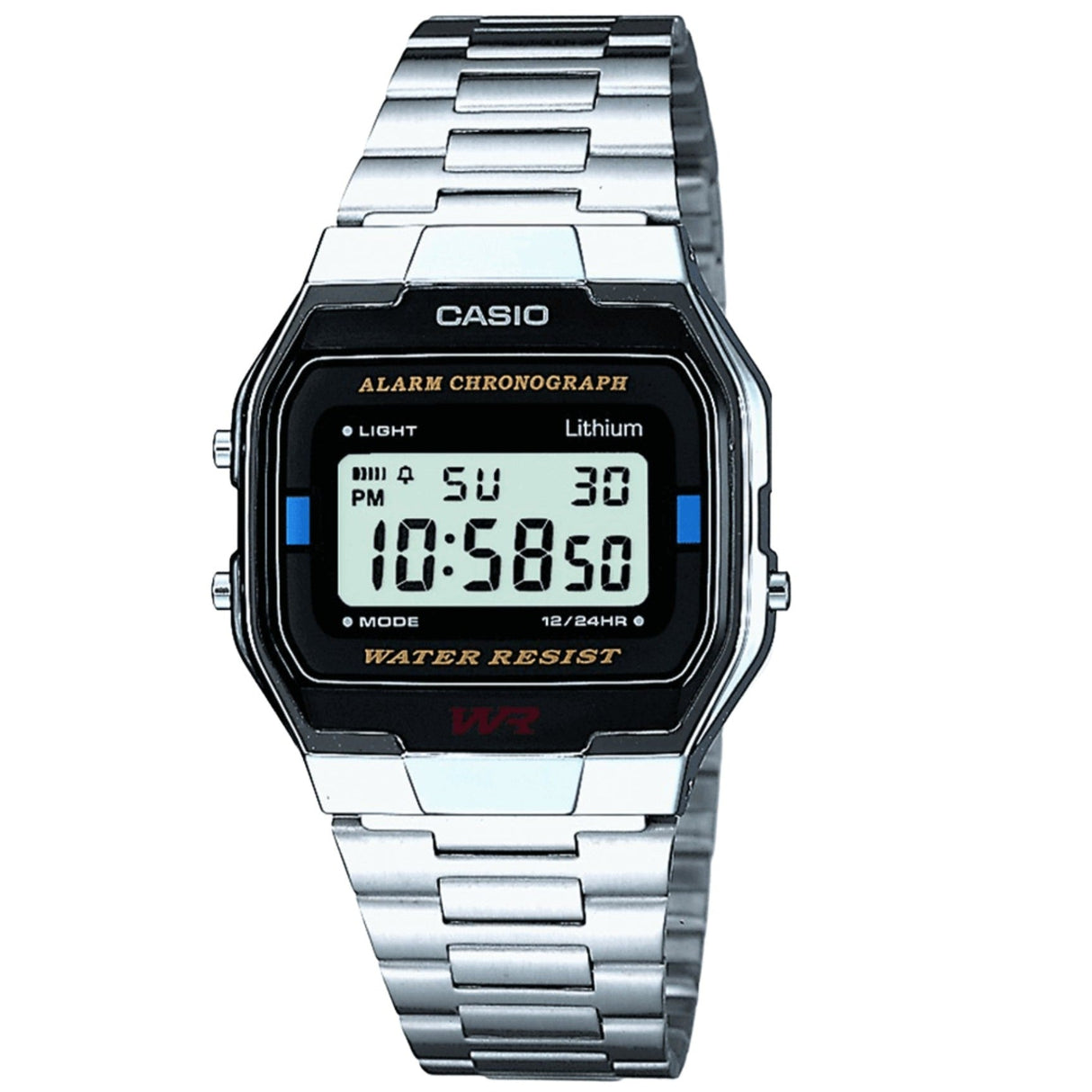 Digital Watch - Casio Vintage Unisex Silver Watch A163WA-1QES