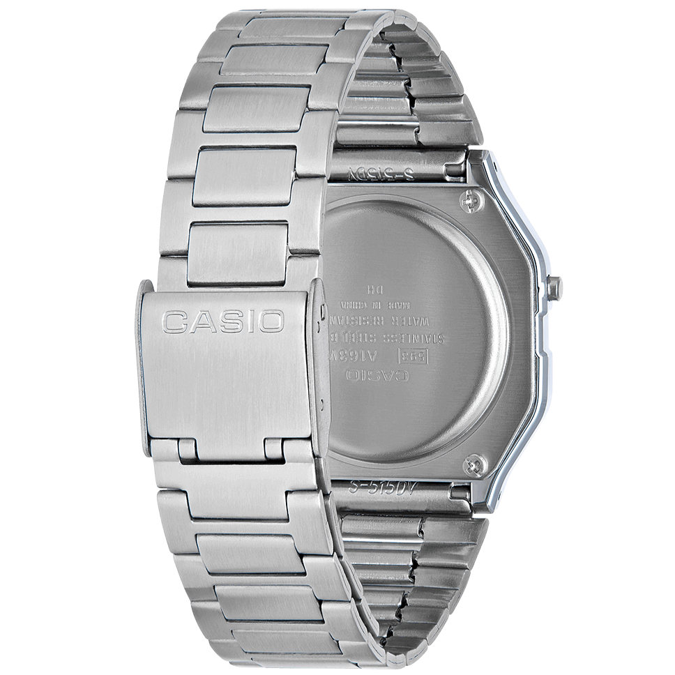 Digital Watch - Casio Vintage Unisex Silver Watch A163WA-1QES
