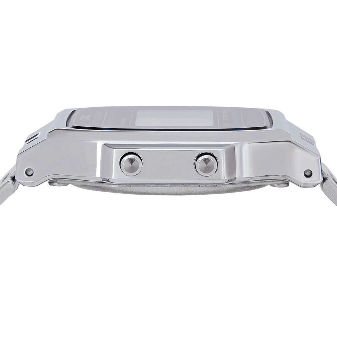 Digital Watch - Casio Vintage Unisex Silver Watch A164WA-1VES