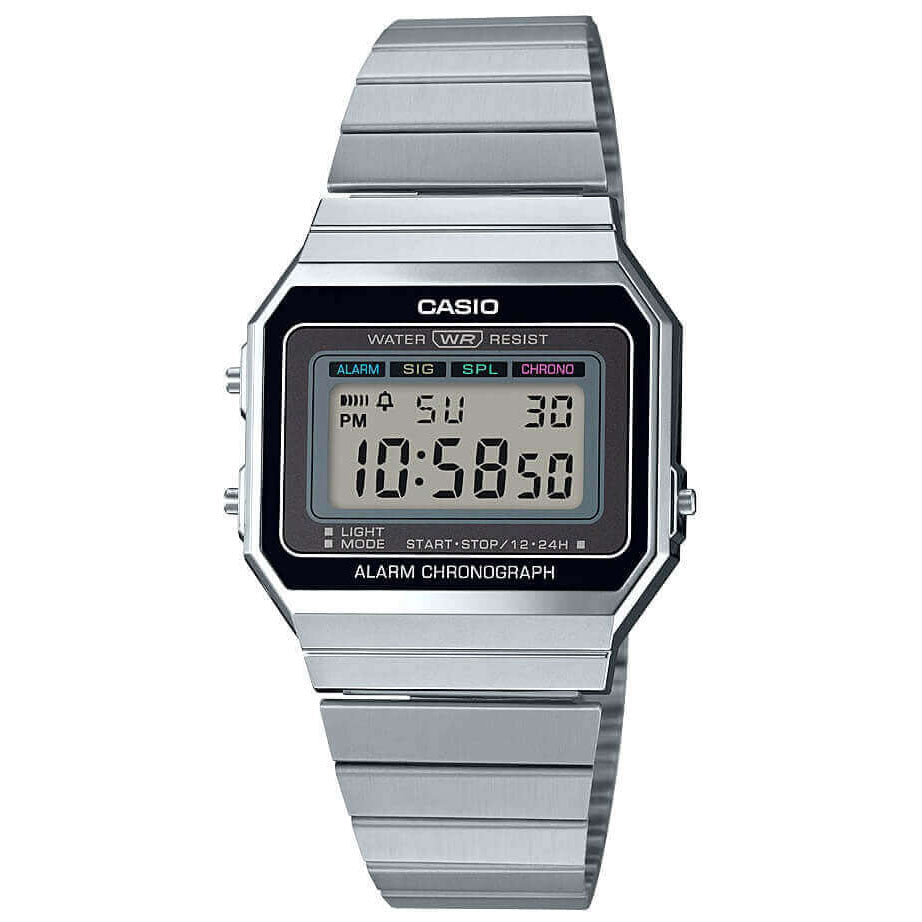 Digital Watch - Casio Vintage Unisex Silver Watch A700WE-1AEF