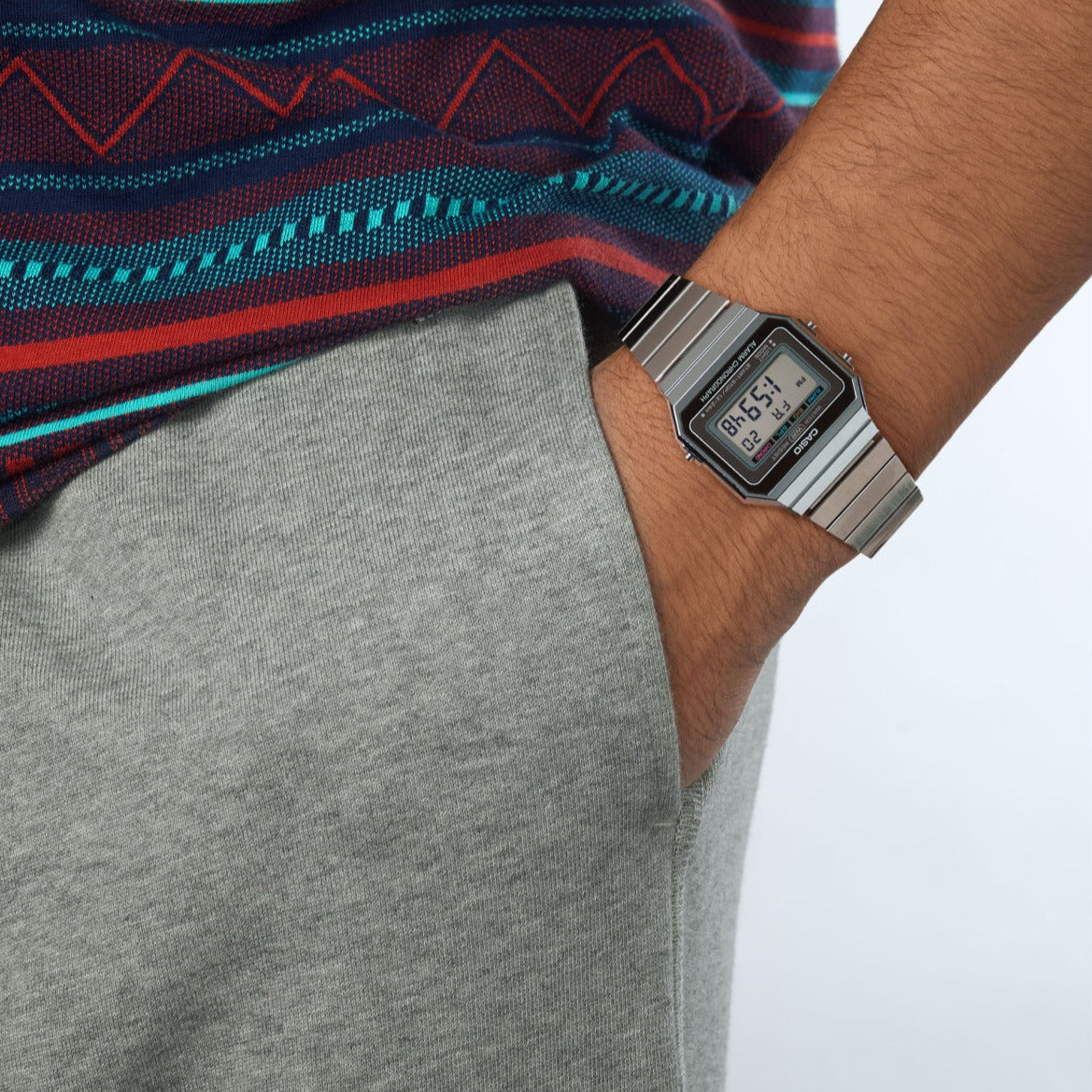 Digital Watch - Casio Vintage Unisex Silver Watch A700WE-1AEF