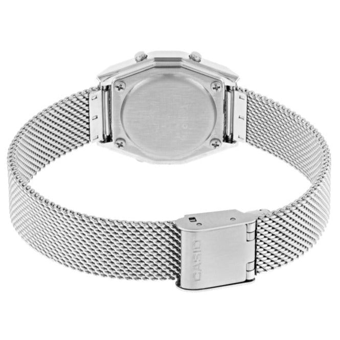 Digital Watch - Casio Vintage Unisex Silver Watch LA690WEM-7EF