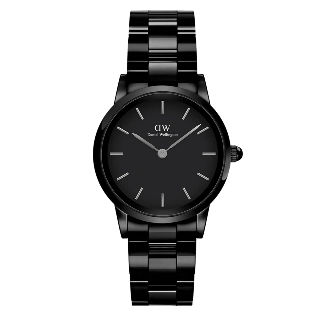 Daniel Wellington ladies Black Iconic Link Ceramic Watch DW00100414