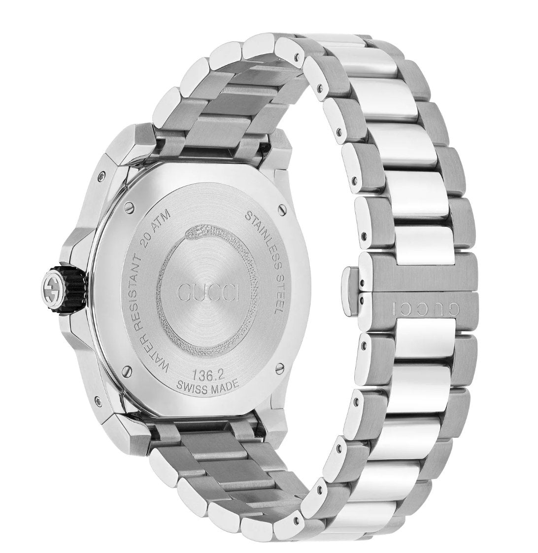 Gucci Watch Dive Men's 45mm Snake Silver YA136218 - Watches & Crystals