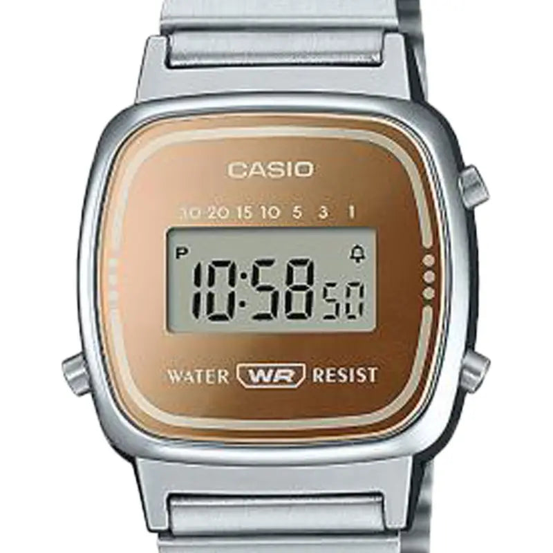 Casio Vintage Ladies Silver Watch LA670WES-4AEF