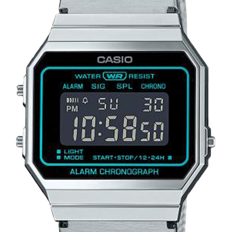 Casio Vintage Men's Silver Watch A700WEMS-1BEF