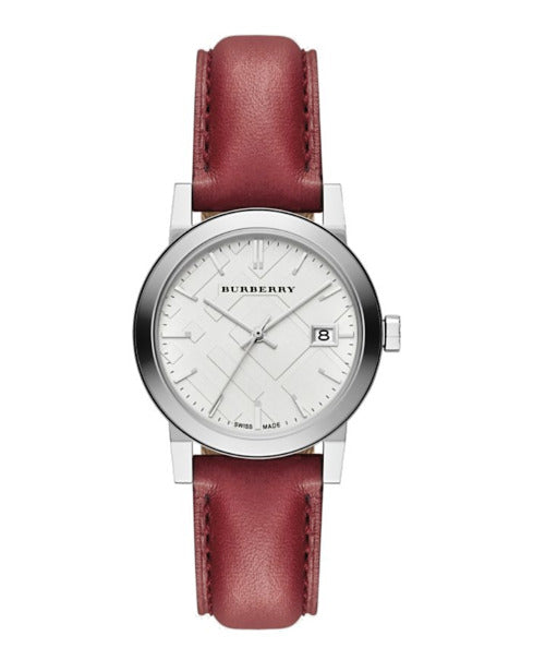 Burberry Ladies Watch The City 34mm Red