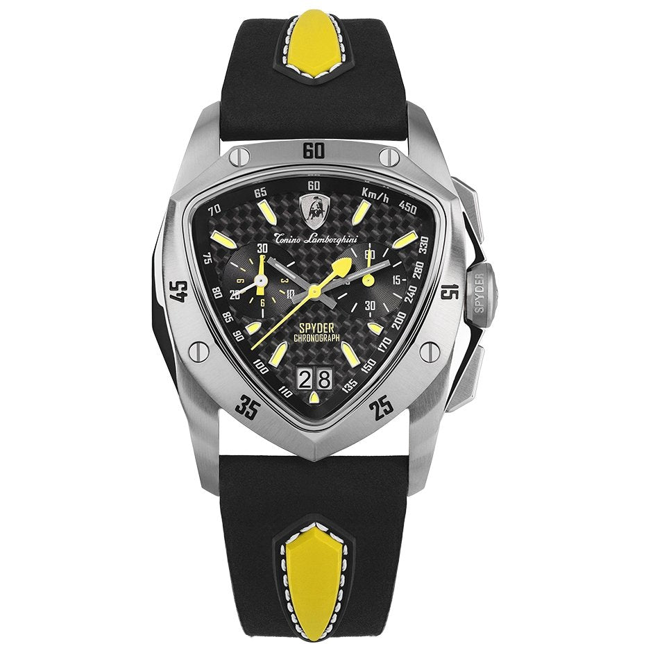 Tonino Lamborghini Men's Chronograph Watch New Spyder Yellow TLF-A13-2 - Designer Watch Store