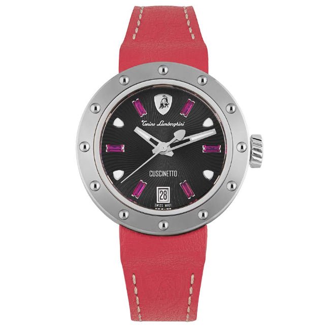 Tonino Lamborghini Watch Cuscinetto Lady Red TLF-A05-2 - Designer Watch Store