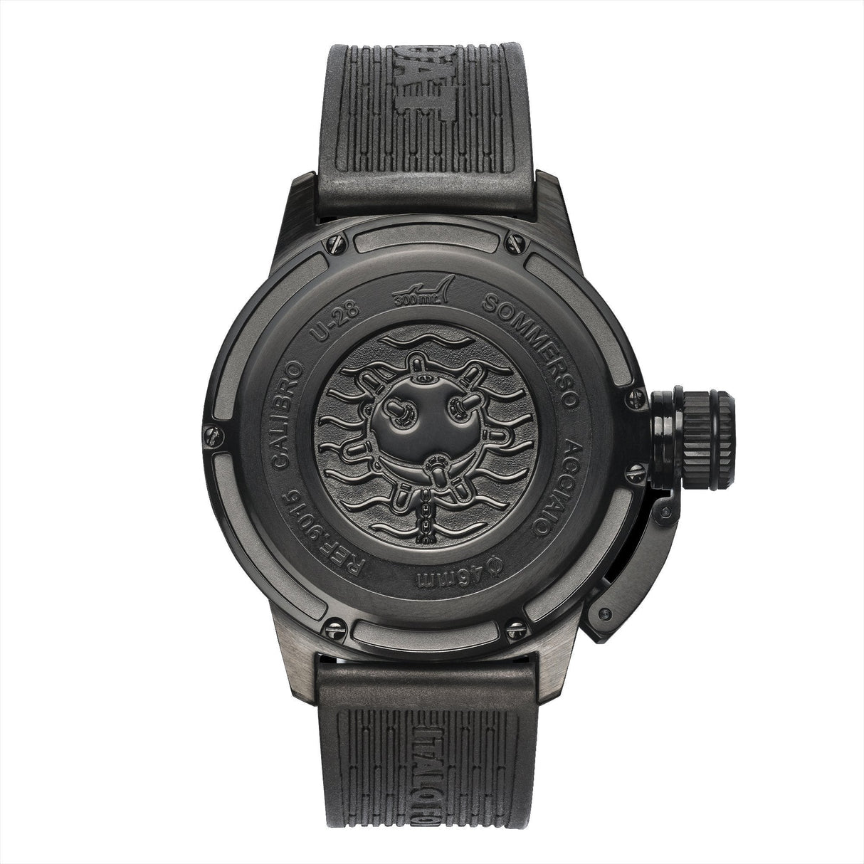 U-Boat Sommerso 46 Diver Date Black DLC - Designer Watch Store