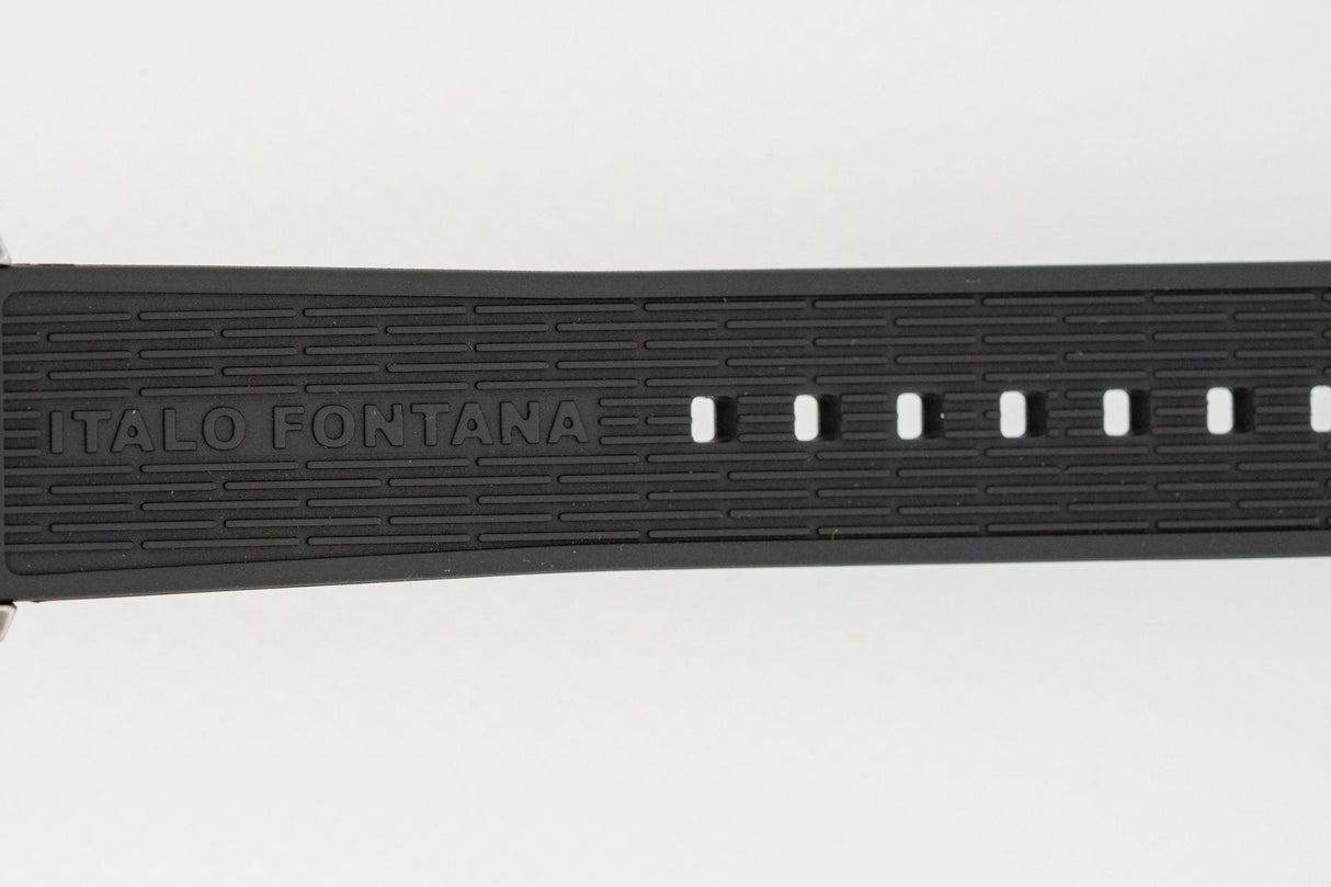 U-Boat Sommerso Diver Black Silicone Strap - Designer Watch Store