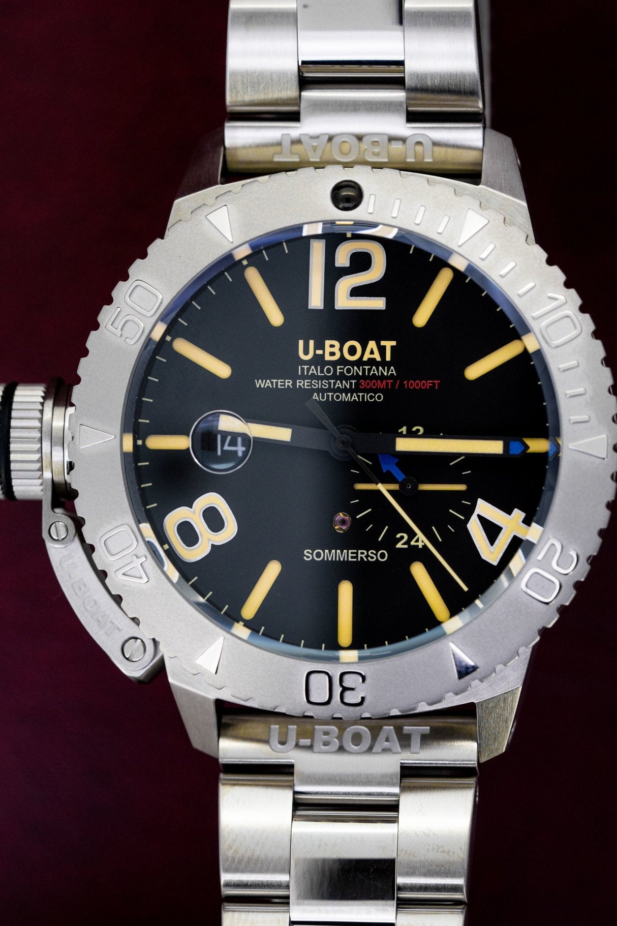 U-Boat Sommerso Diver Stainless Steel - Designer Watch Store