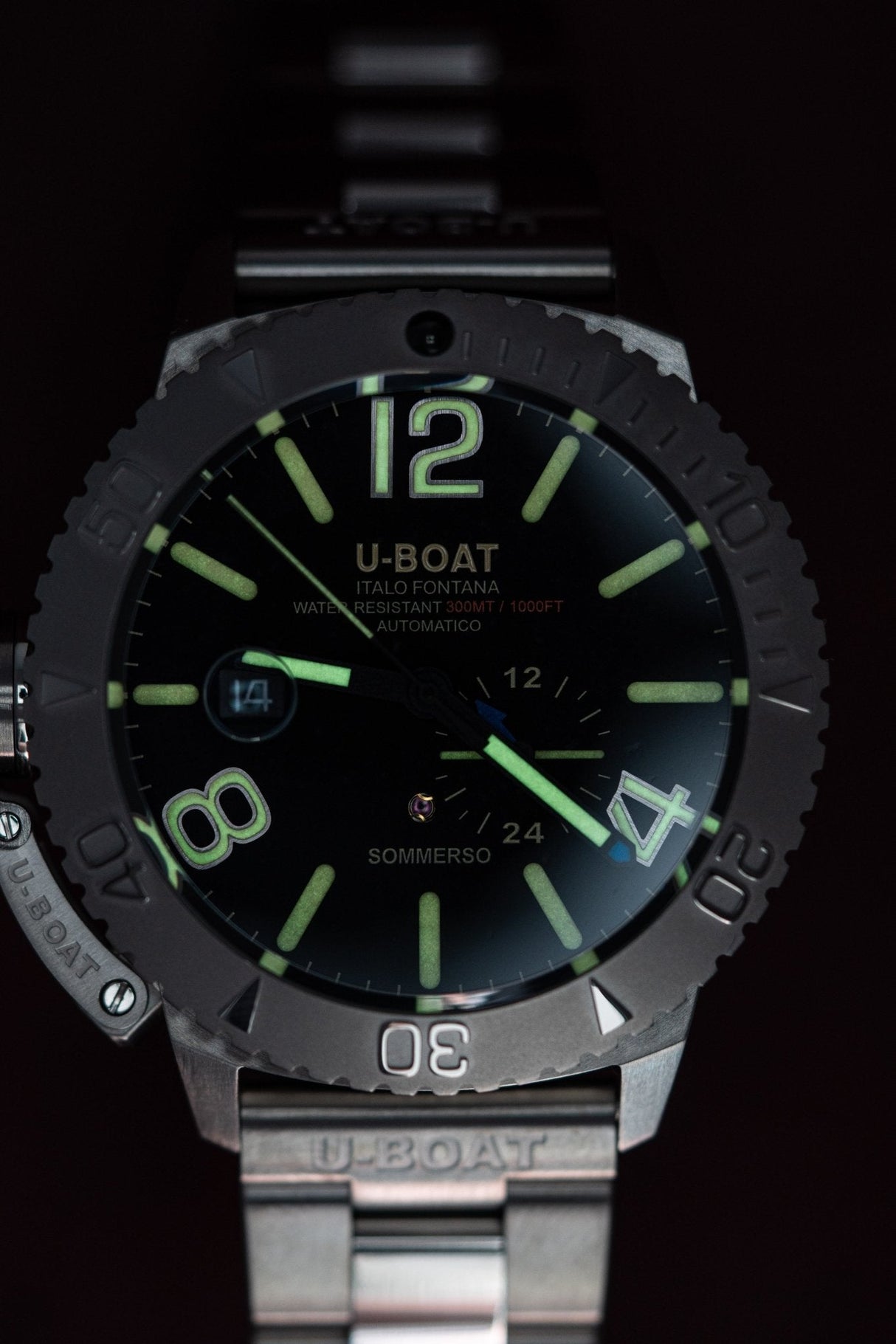 U-Boat Sommerso Diver Stainless Steel - Designer Watch Store