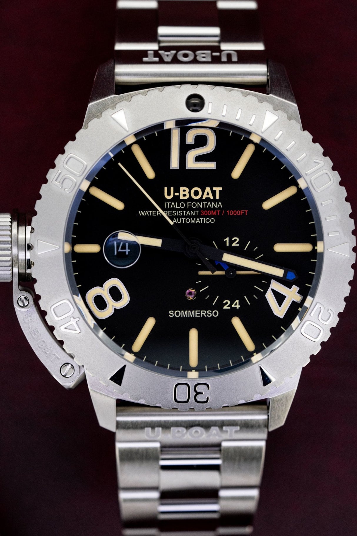 U-Boat Sommerso Diver Stainless Steel - Designer Watch Store