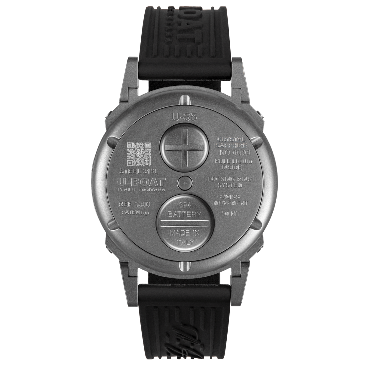 U-Boat Men’s Watch 44mm U-65 Black Green